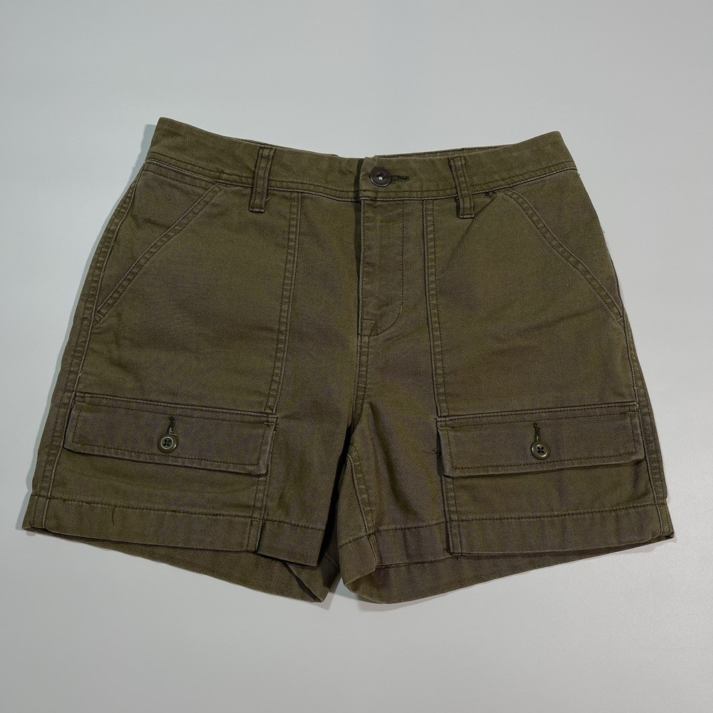 REI Trailsmith Hiking Outdoor Cargo Shorts Women's Size 4 Olive Green
